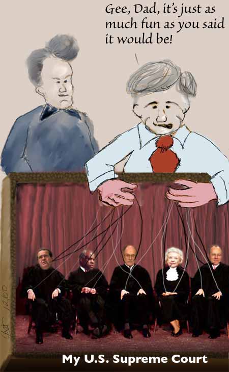 George Bush puppet regime performs U.S. Supreme Court