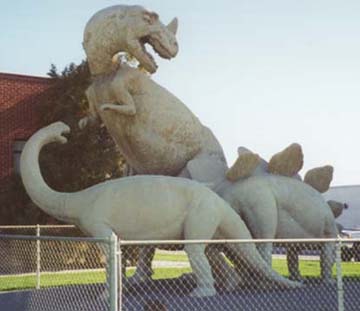 Dinosaur welcome committee