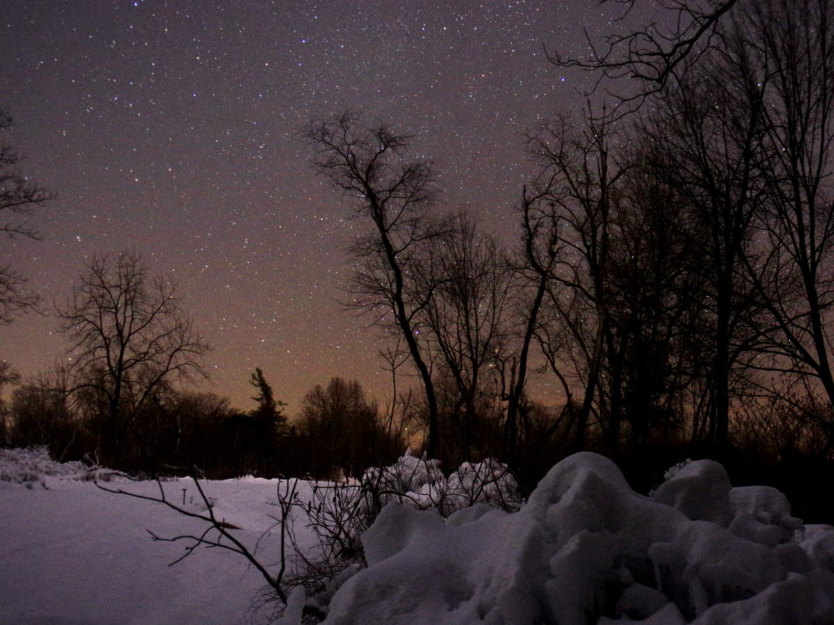 Snow and stars